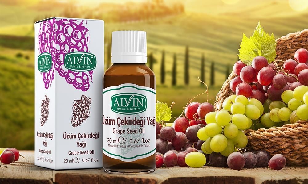 Üzüm Çekirdeği Yağı 20 ml (Soğuk Sıkım)