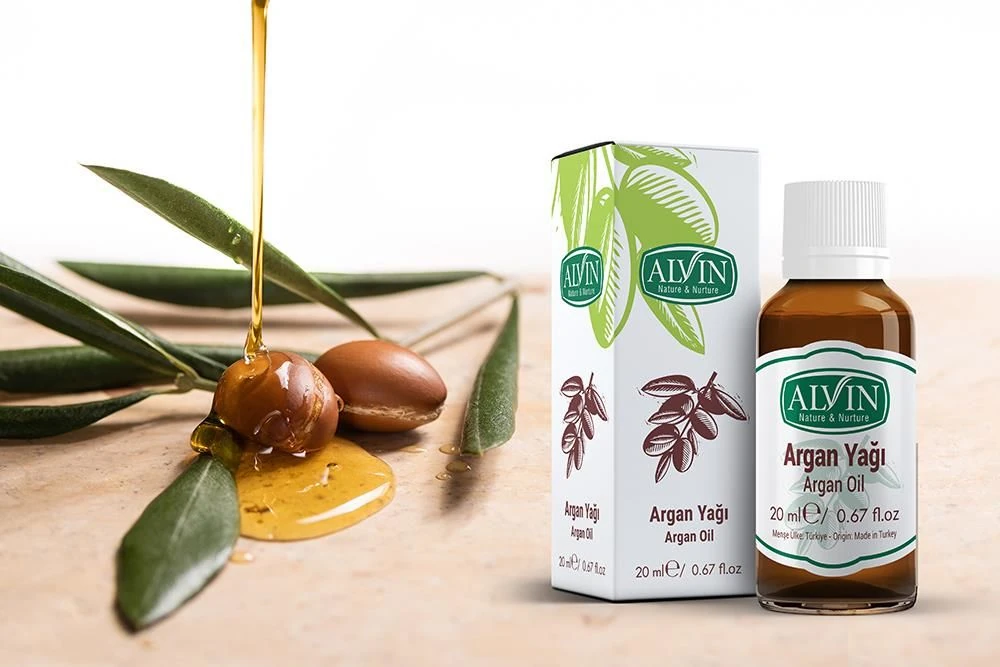 Argan Yağı 20 ml (Soğuk Sıkım) | Alvin Nature