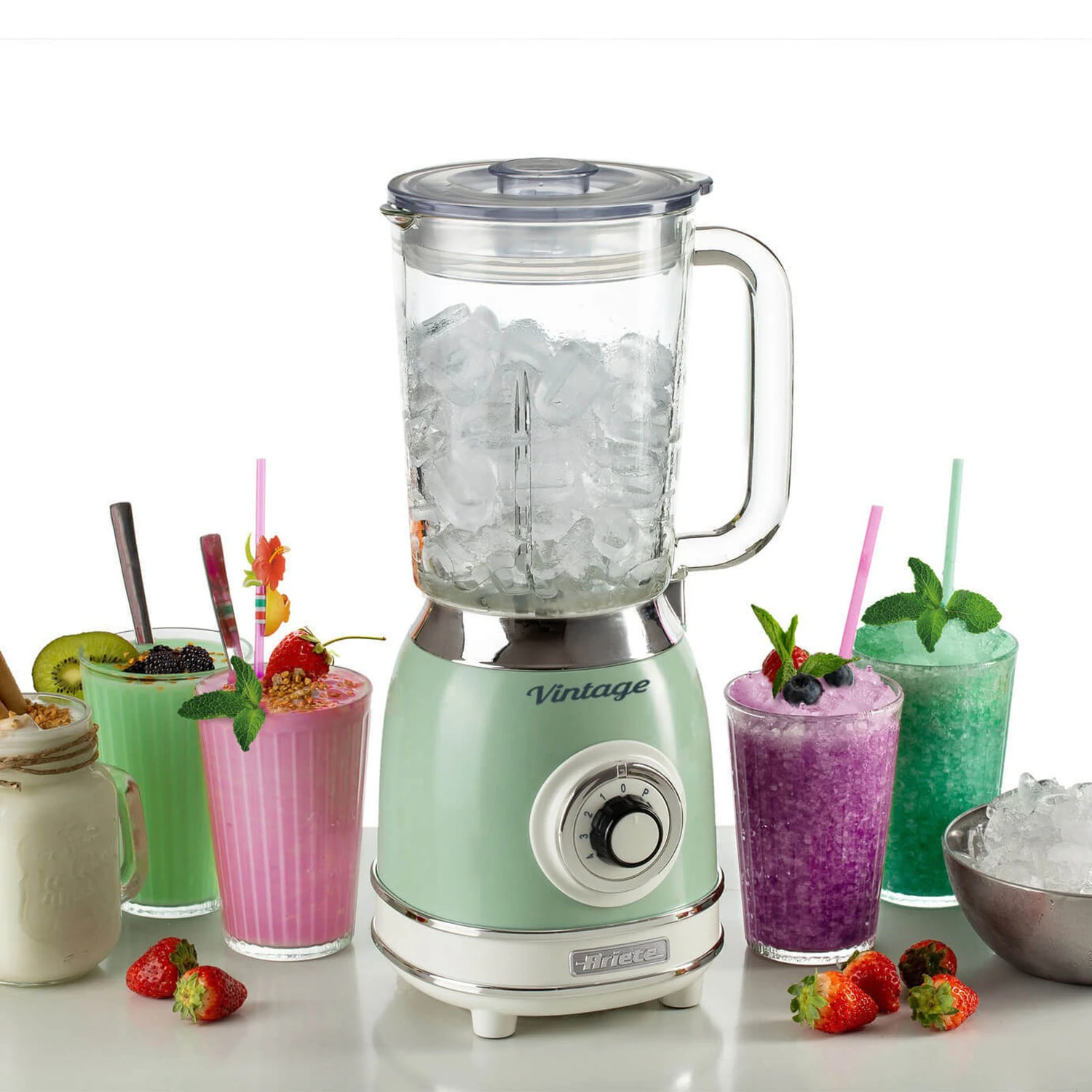 ARİETE VİNTAGE CAM BLENDER YEŞİL