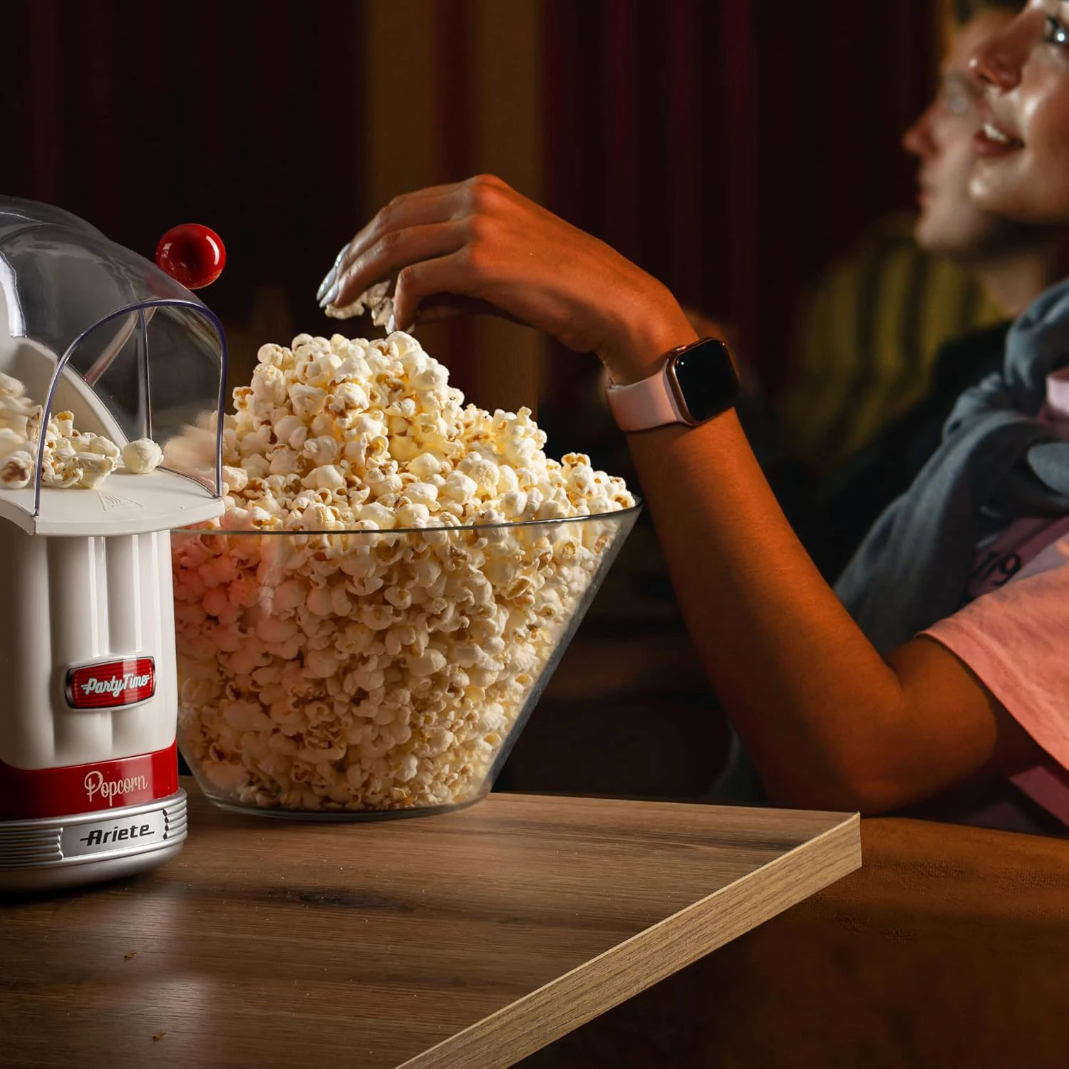 ARİETE Party Time Kırmızı Patlamış Mısır Makinesi