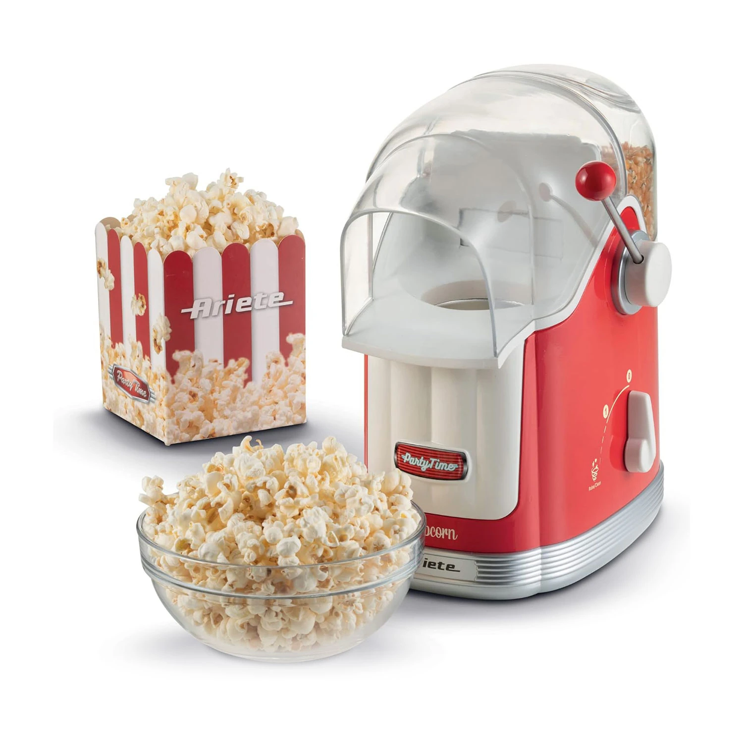 ARİETE Party Time Kırmızı Patlamış Mısır Makinesi
