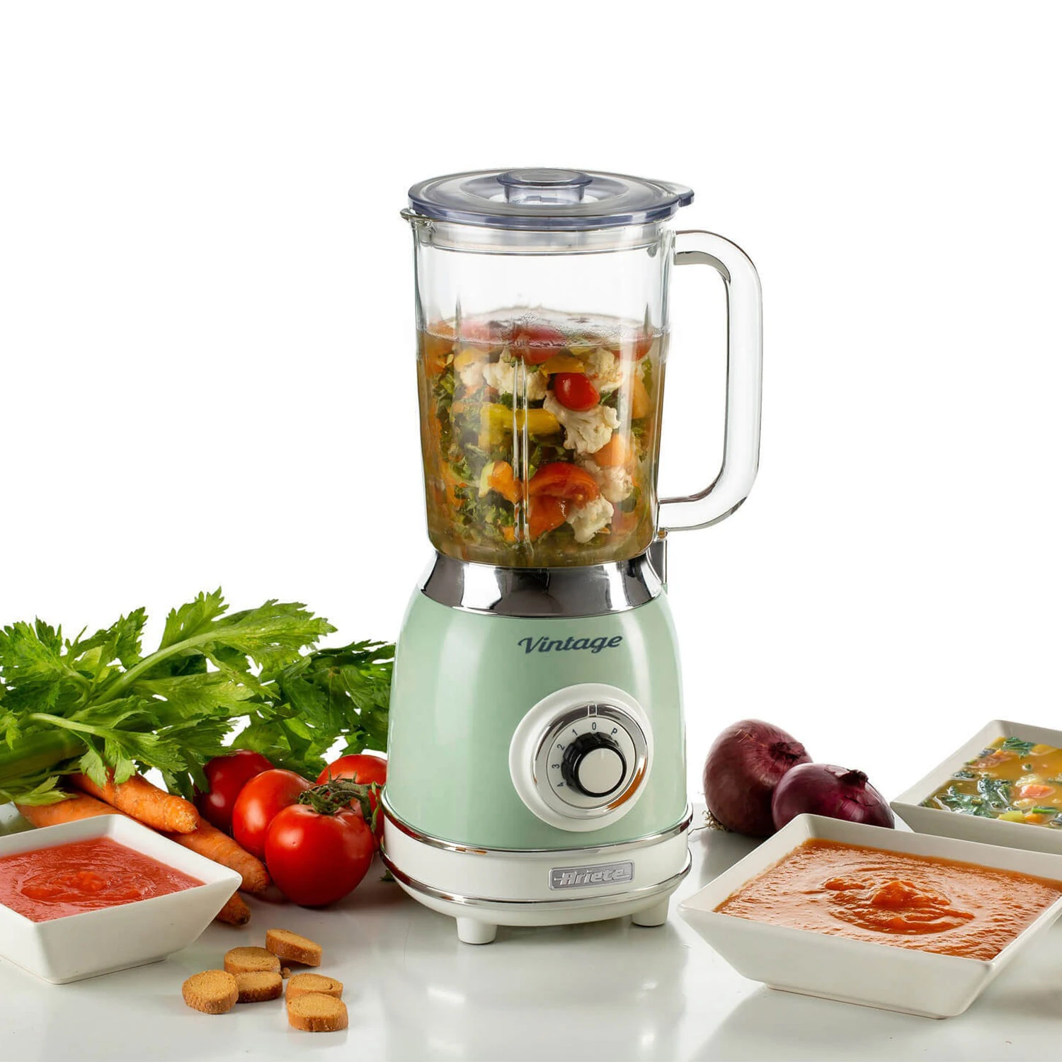 ARİETE VİNTAGE CAM BLENDER YEŞİL