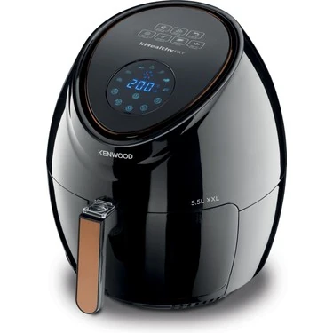 Kenwood Airfryer XXL 5,5 Lt Geniş Kapasite, Siyah HFP50.000BK