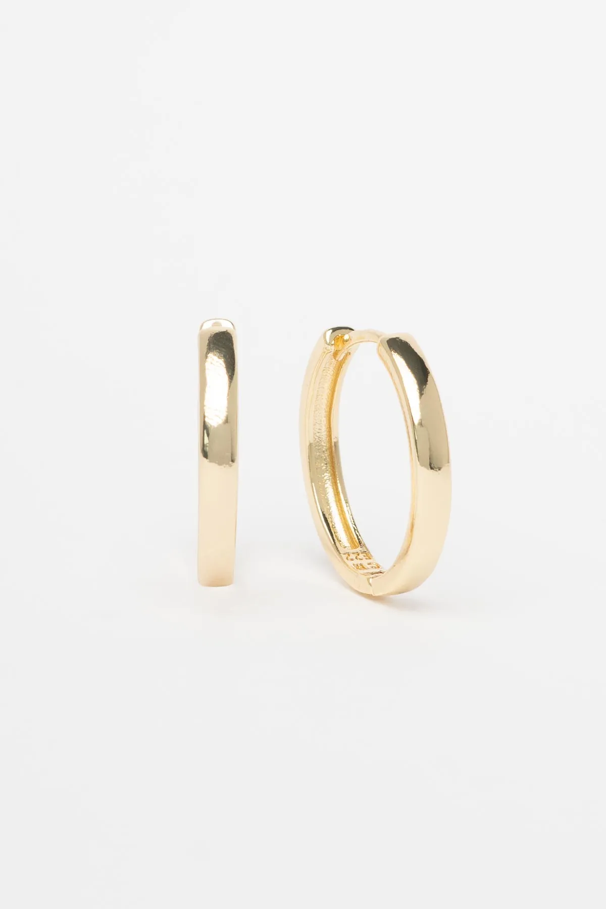 Gold 14K Basic Slim Halka Glory Küpe AKE9710