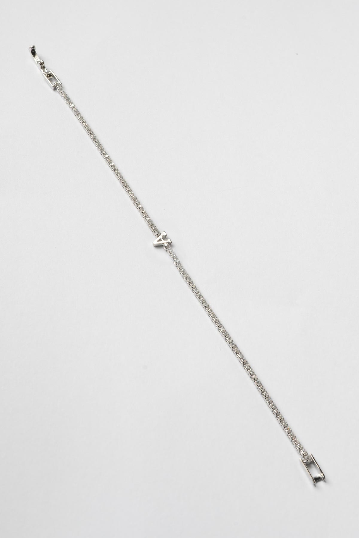 Silver Minimal Suyolu A Hafli Bileklik ABL7428