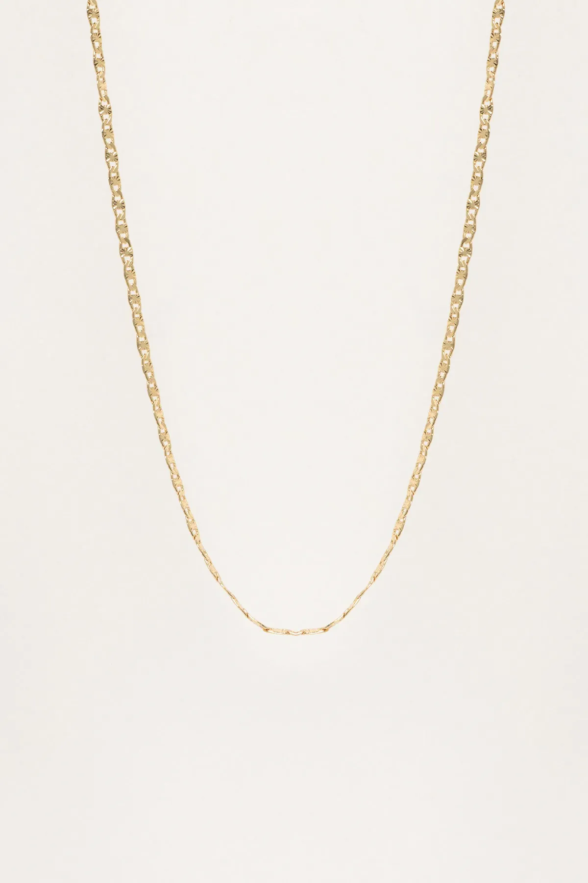 Gold Desenli Ezme Zincir Tasarım Luxury Kolye AKL4403