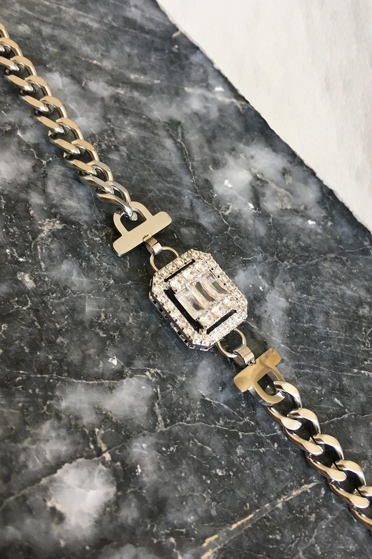 Silver Baget Jessica Bileklik ABL1324