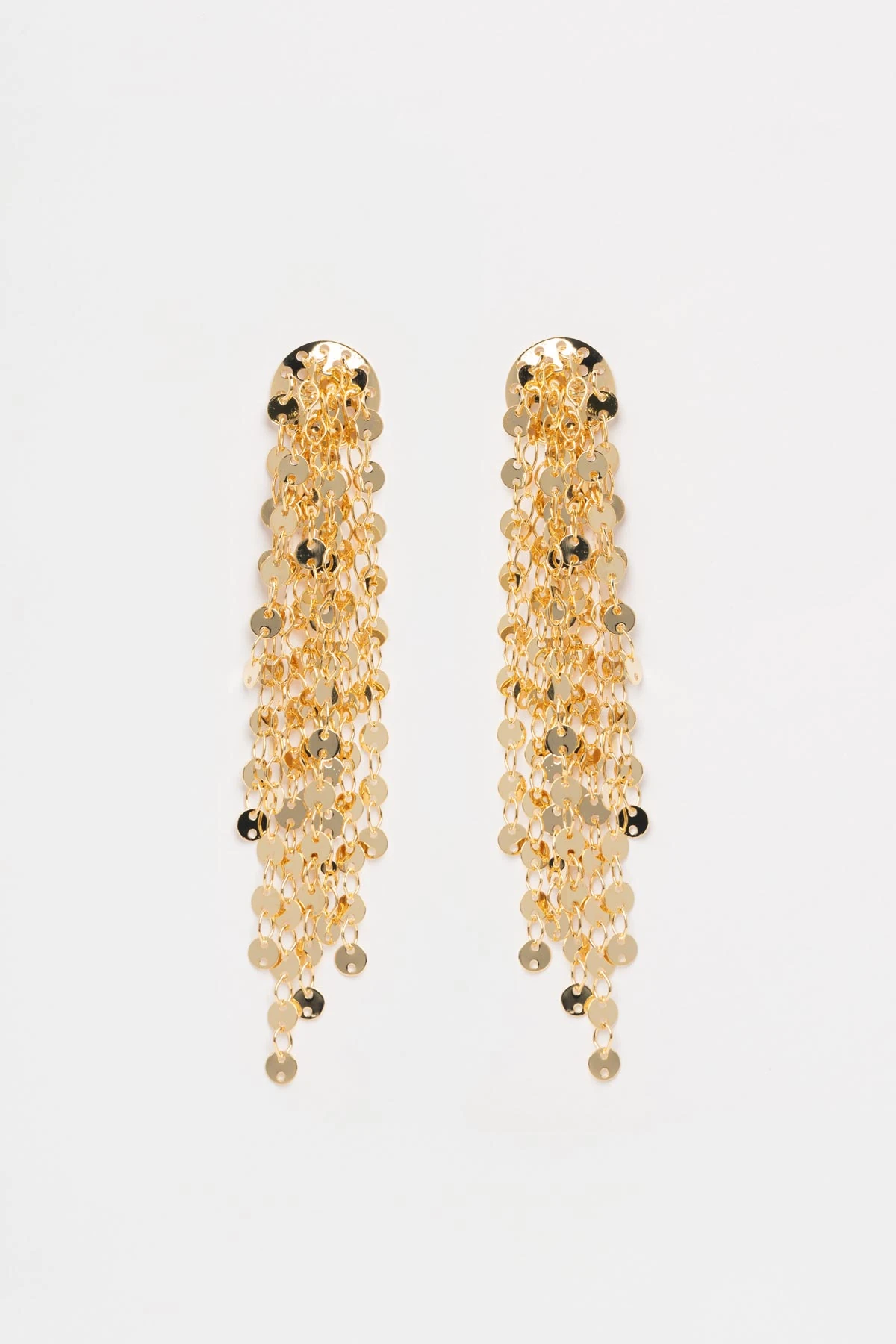 Gold Mini Pullar Sallantılı Stefany Küpe AKE9634