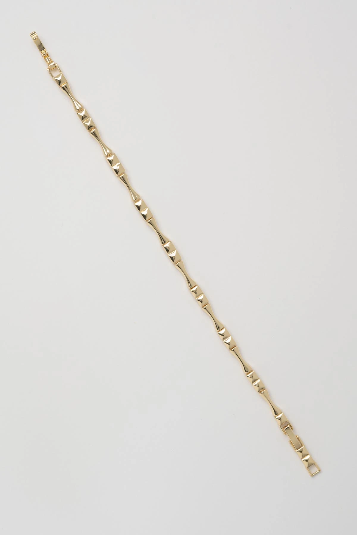 Gold 14K Bambu Dalı Luxury Bileklik ABL7583