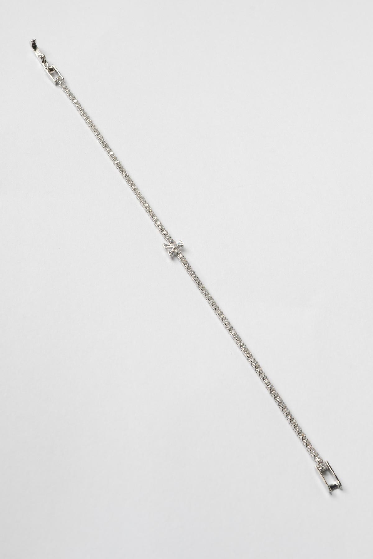 Silver Minimal Suyolu Y Hafli Bileklik ABL7441
