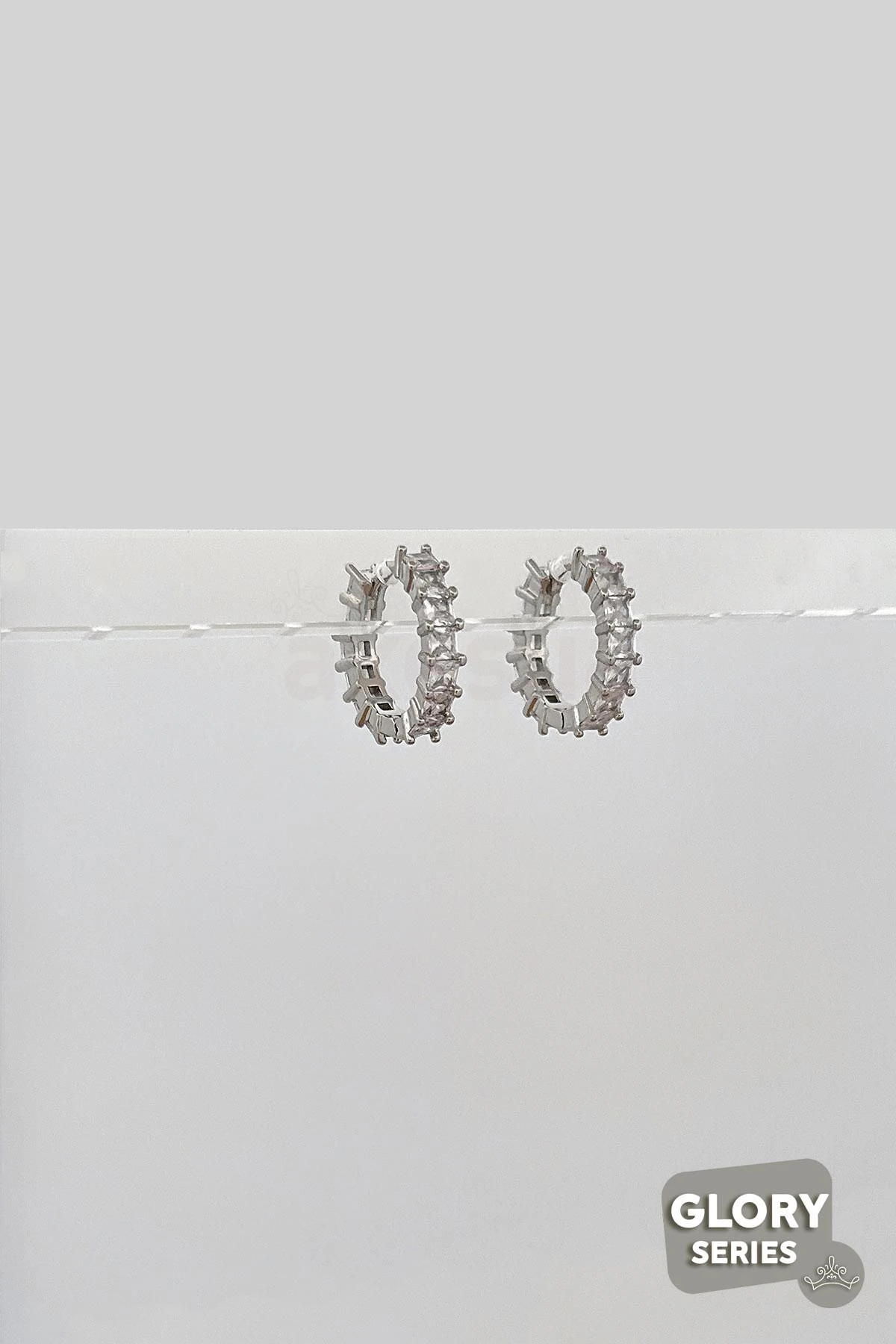 Silver Tamtur Baget Halka Glory Küpe AKE4271