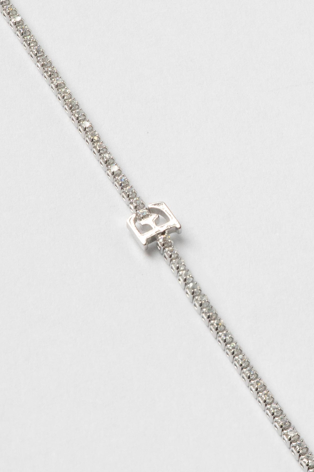 Silver Minimal Suyolu E Hafli Bileklik ABL7432