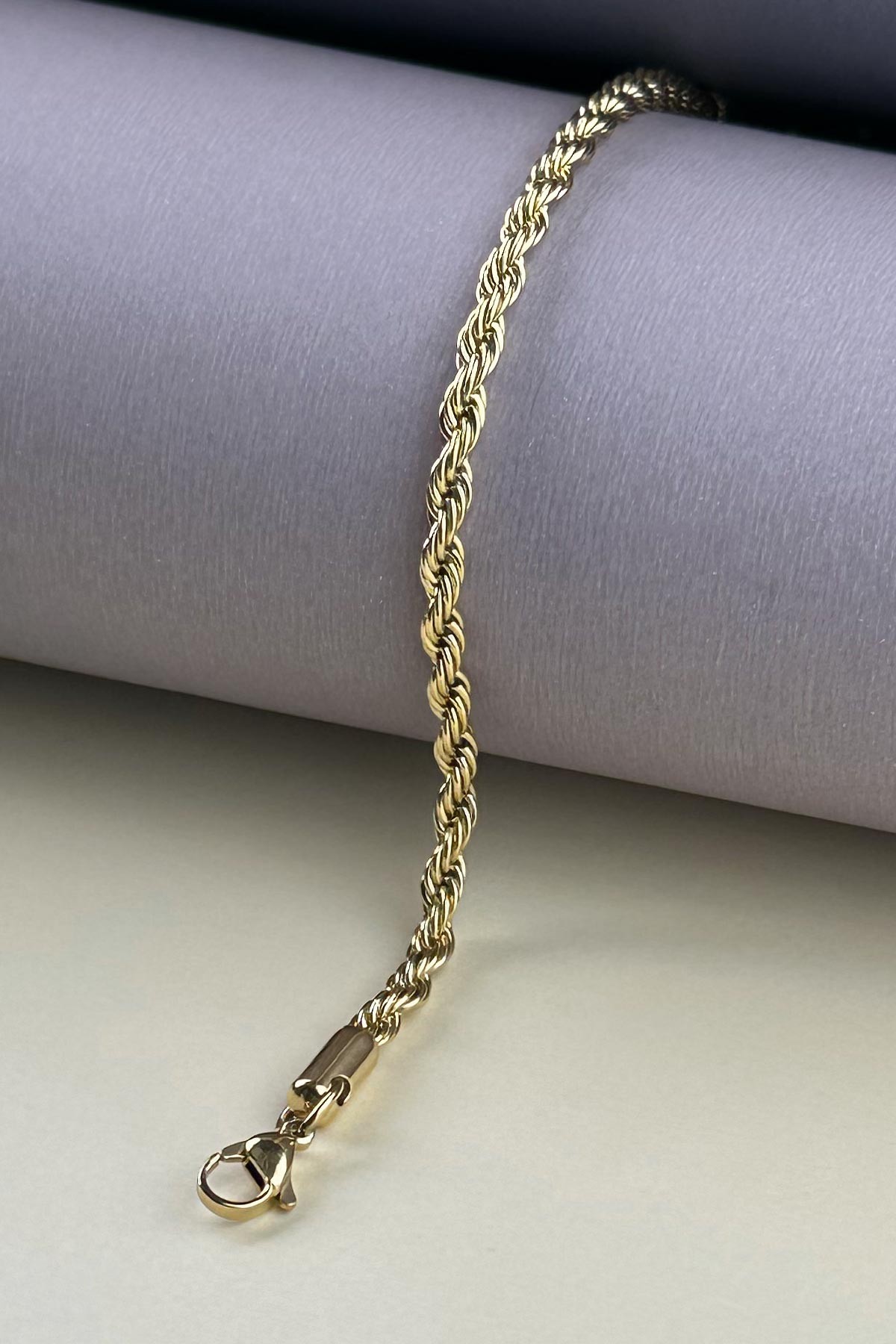Gold Burgu Çelik Bileklik ABL0985