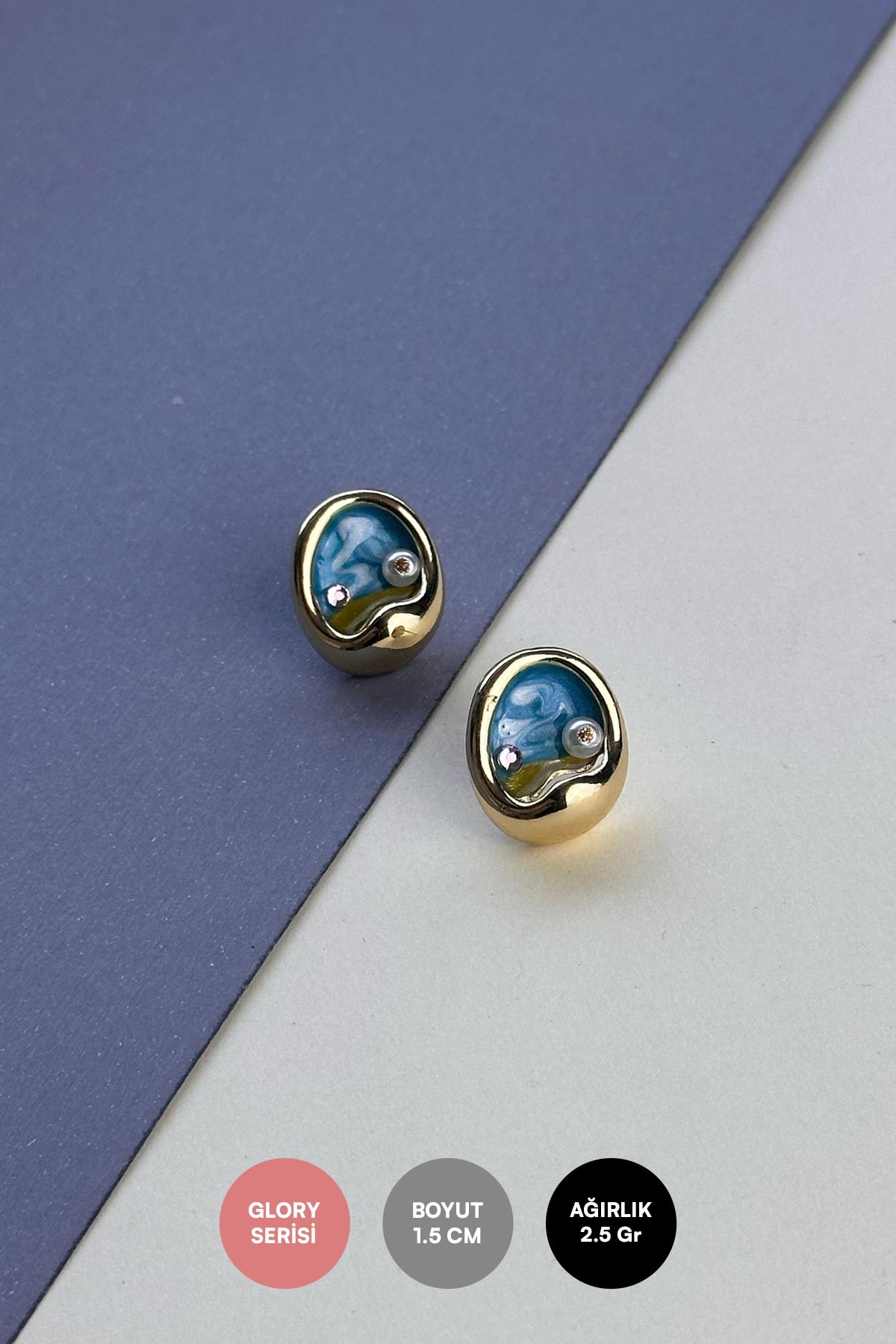 Pearl Francesca Art Series Glory Küpe AKE9090