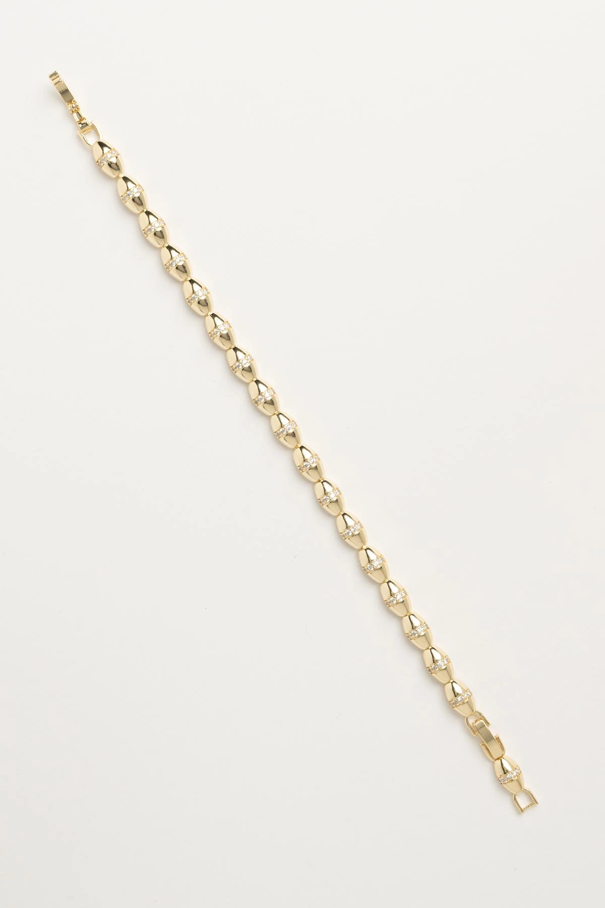 Gold Zirkon Detay Kapsül Luxury Bileklik ABL7617