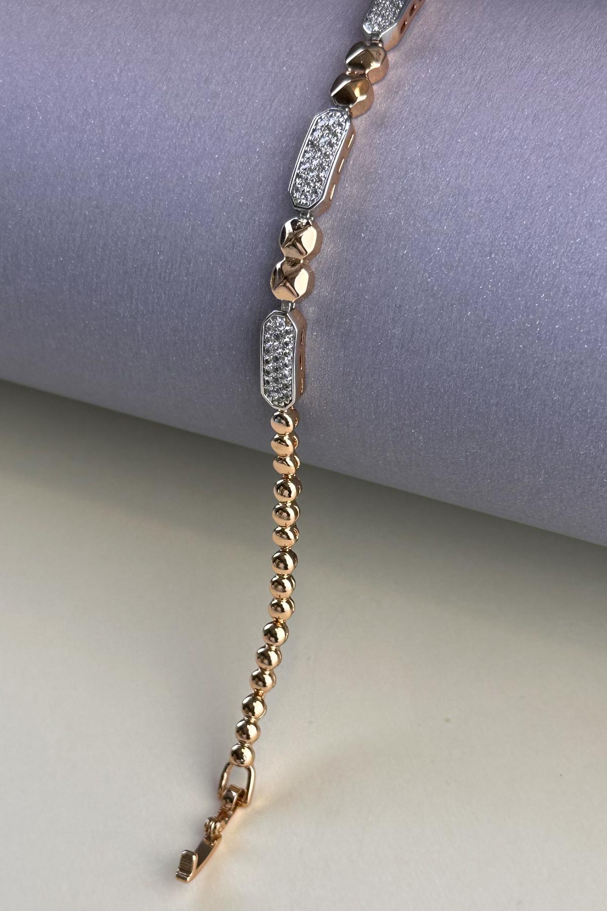 Gold Minimal Topçuklar Ve Zirkon Minimal Künyeler Tasarım Luxury Bileklik ABL7199