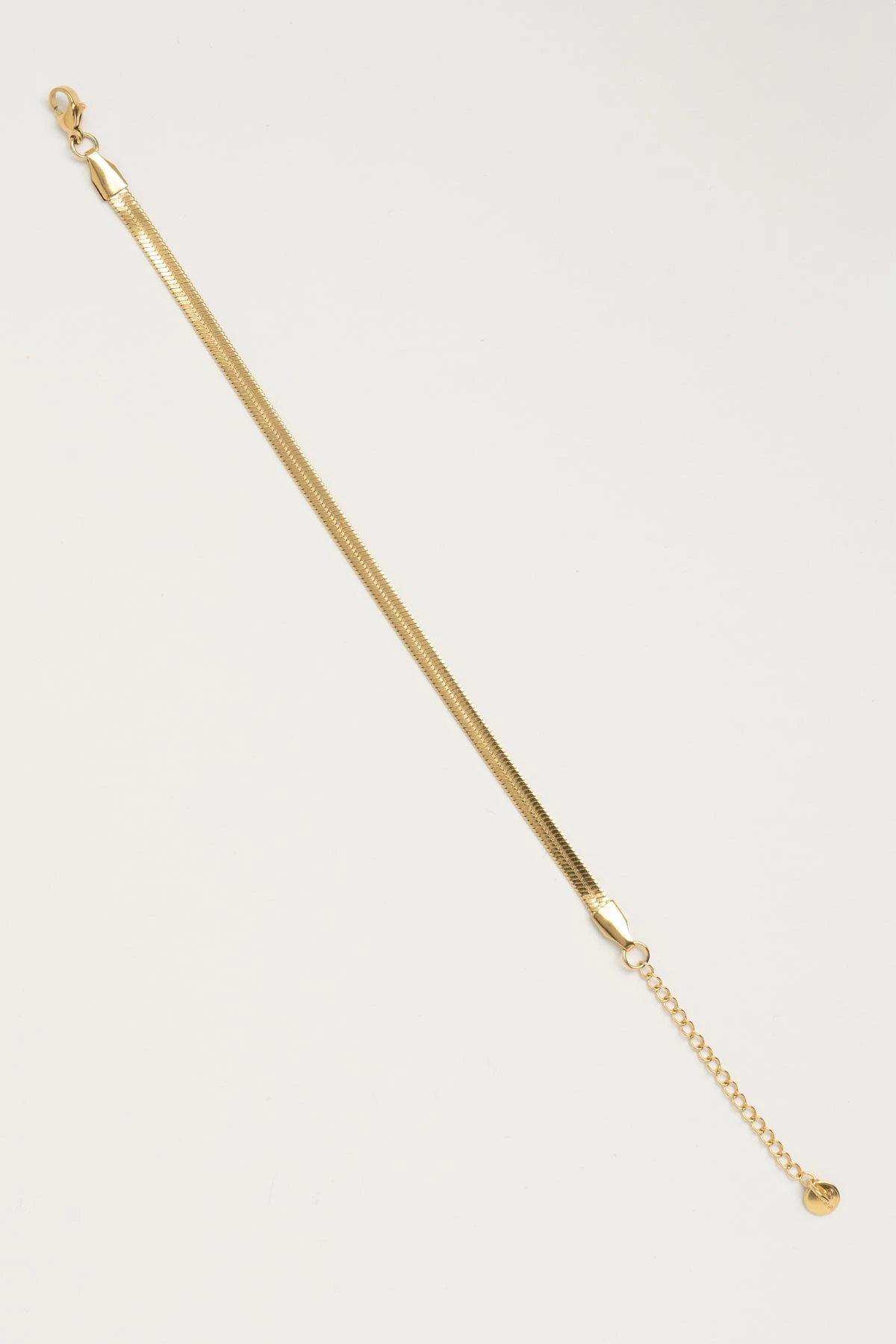 Gold İtalyan Zincir Çelik Bileklik ABL0844