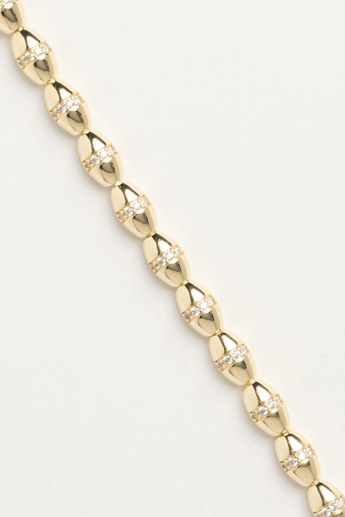 Gold Zirkon Detay Kapsül Luxury Bileklik ABL7617