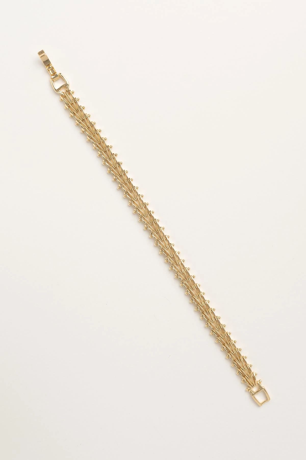 Gold Vintage Wheat Luxury Bileklik ABL7622