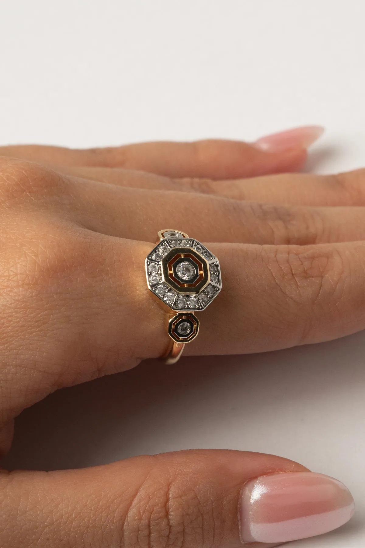 Gold Elvoria Glory Yüzük AYZ8470