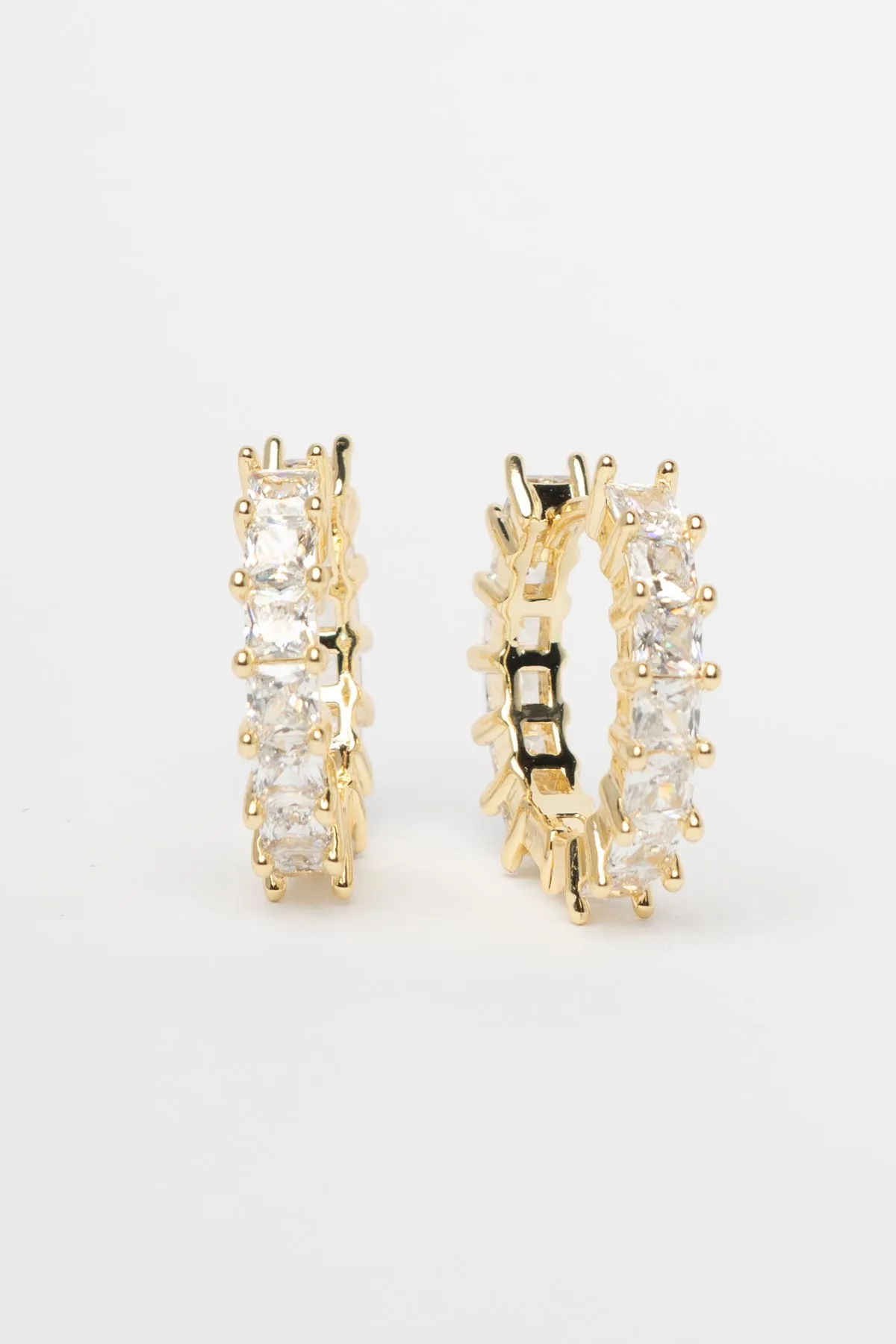 Gold 14K Tamtur Baget Halka Glory Küpe AKE9593