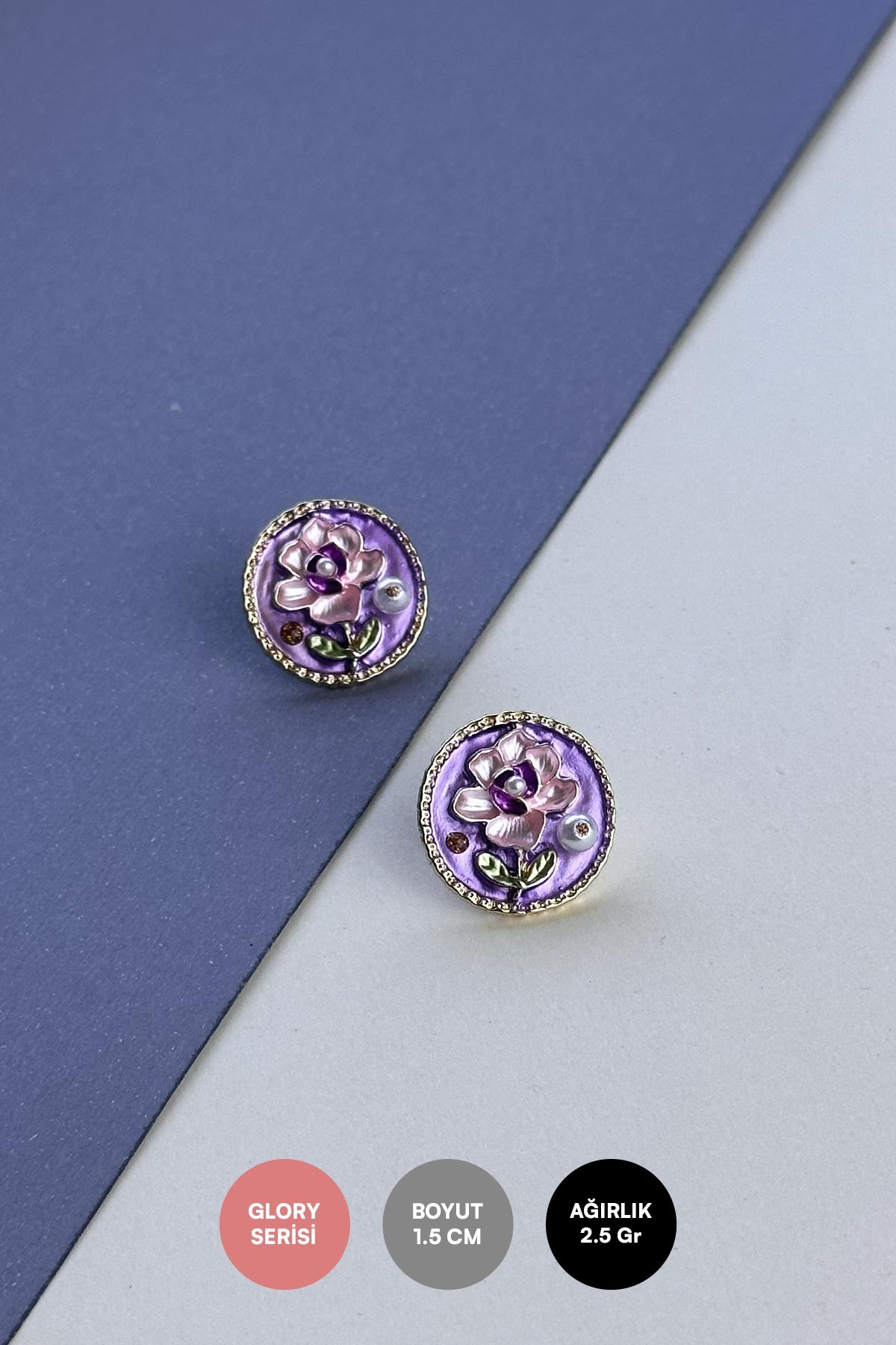 Pearl Lavinia Art Series Glory Küpe AKE9093
