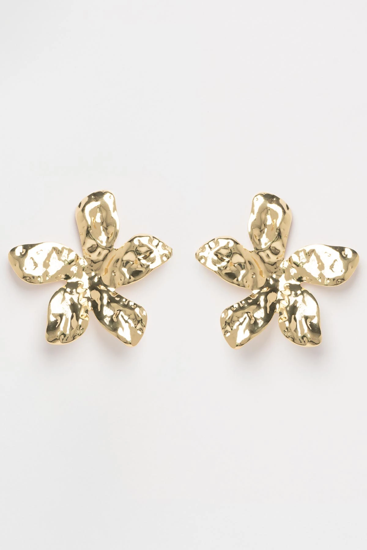 Gold Çiçek Tasarım Stefany Küpe AKE9662