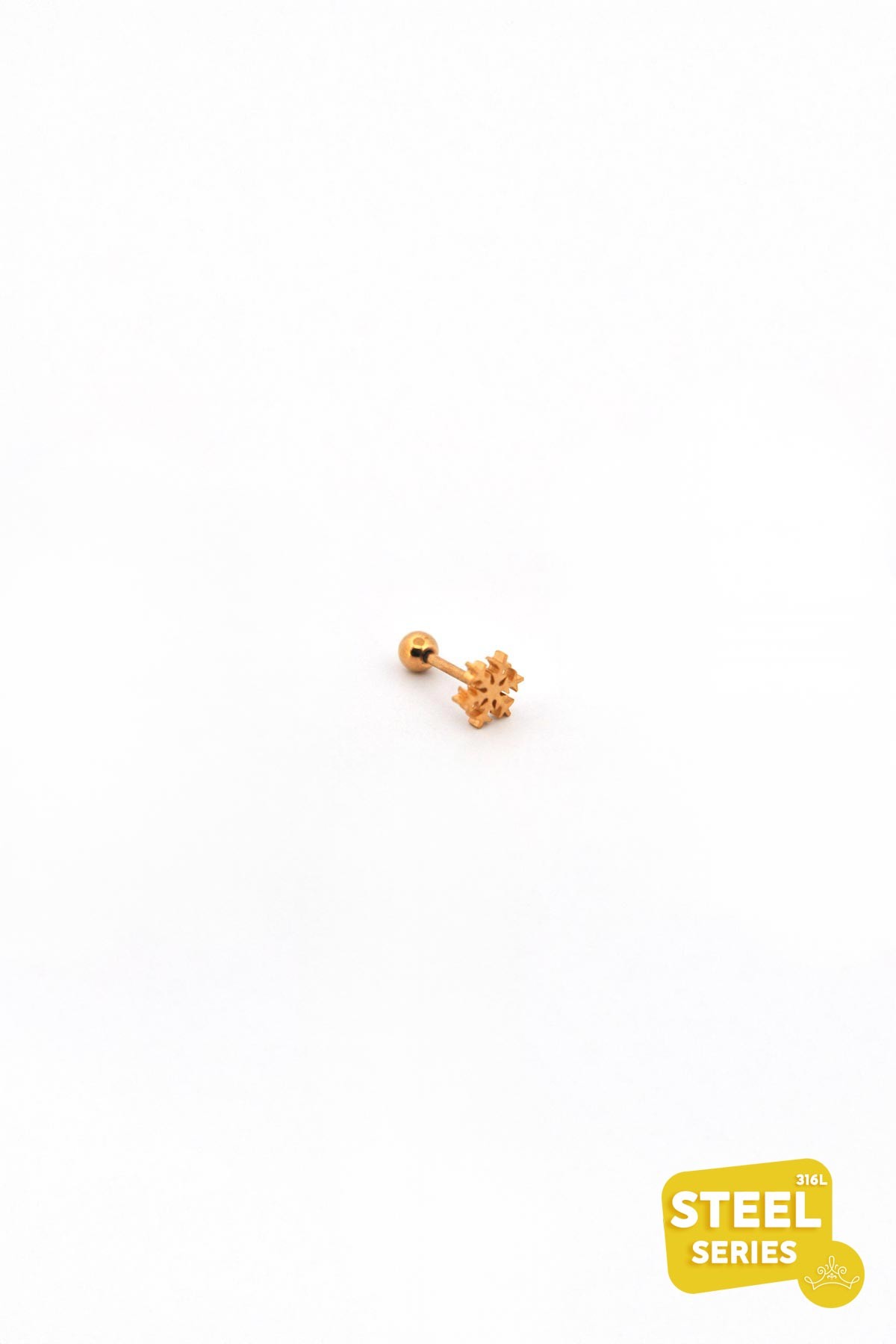 Gold Basic Kar Tanesi 8mm Piercing APR2091