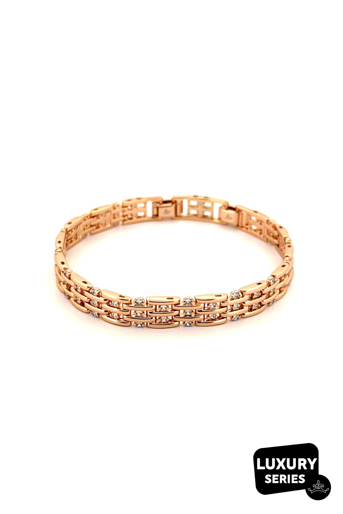 Gold Minimal Crystal Loudun Luxury Bileklik ABL6104