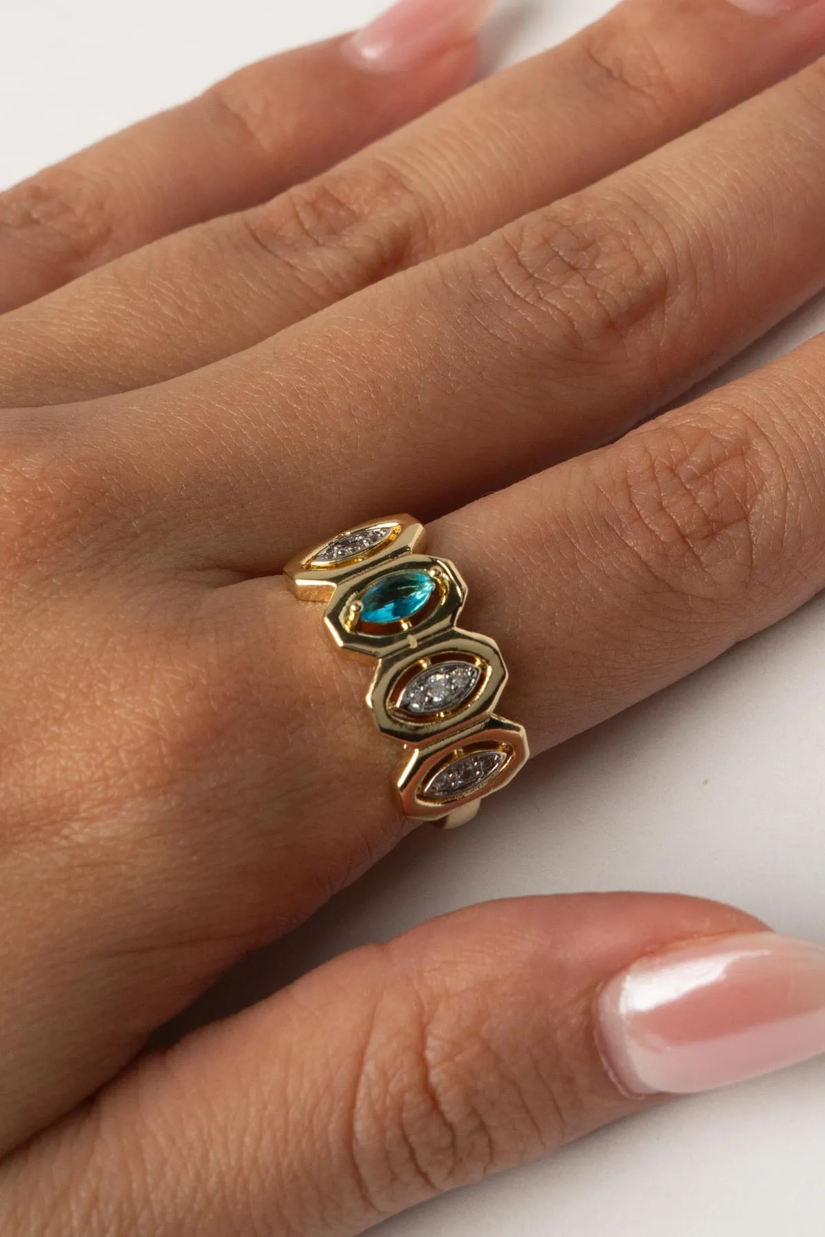 Gold Eclat Glory Yüzük AYZ8454