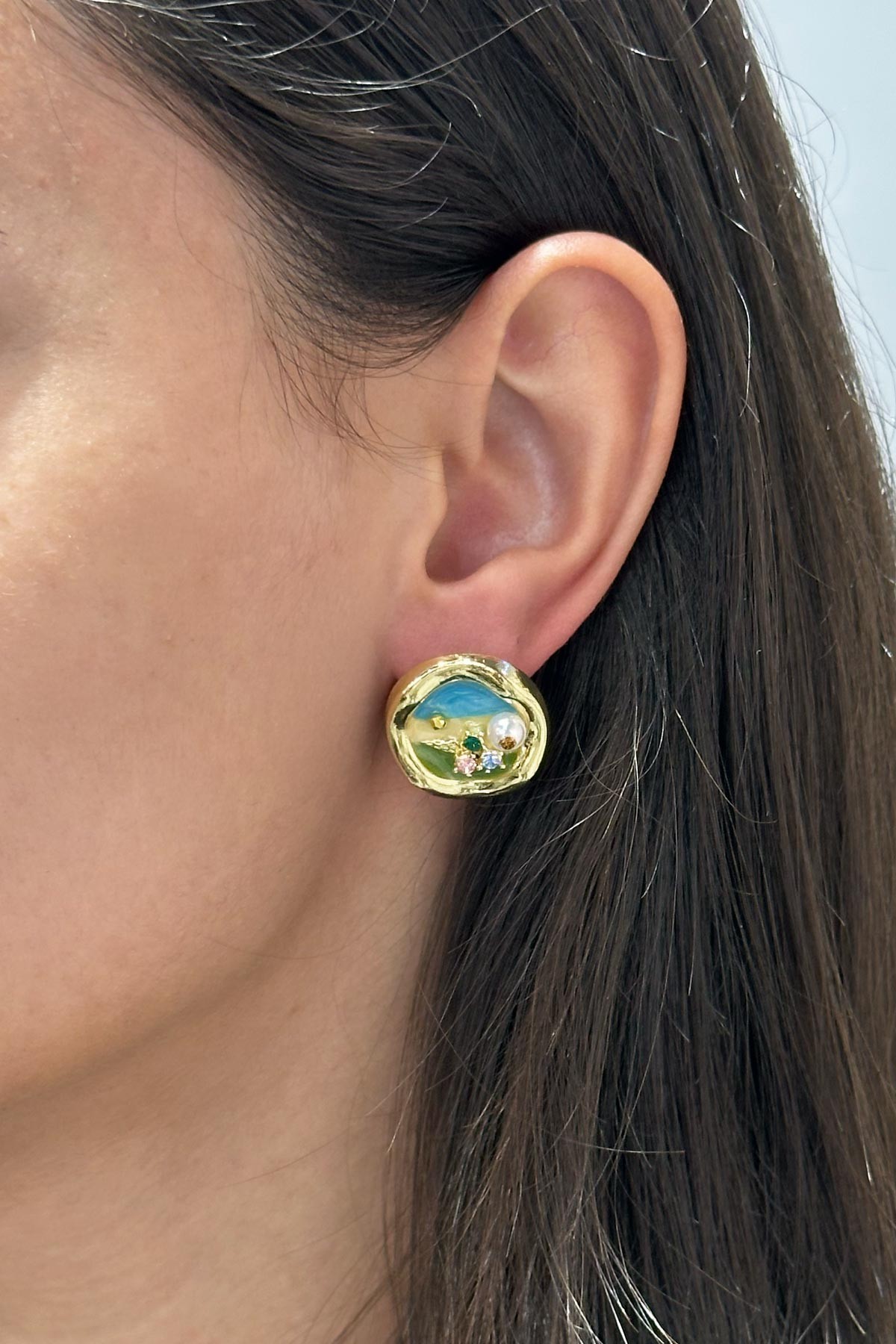 Pearl Castagno Art Series Glory Küpe AKE9089