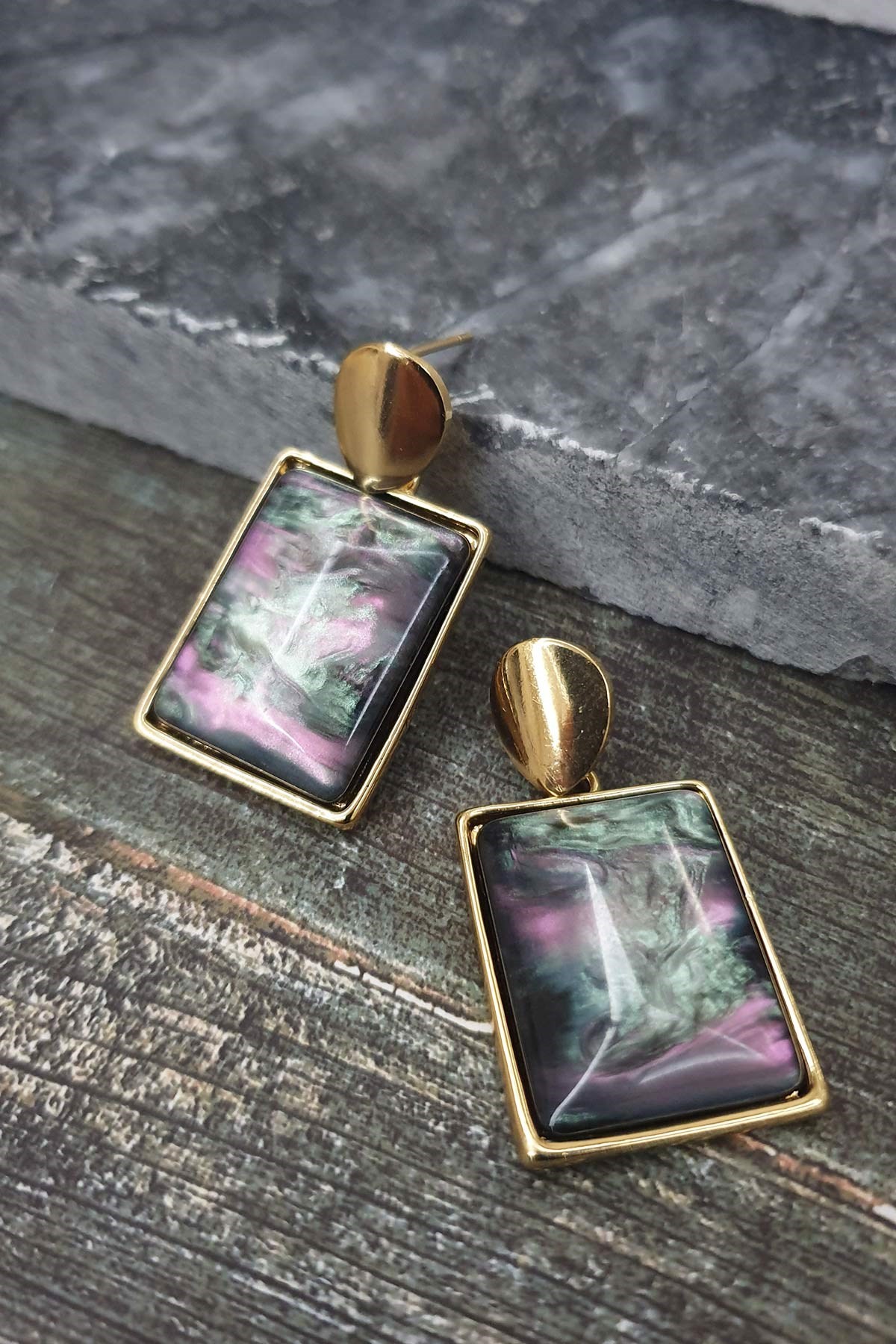 Hologram Casual Küpe AKE3182