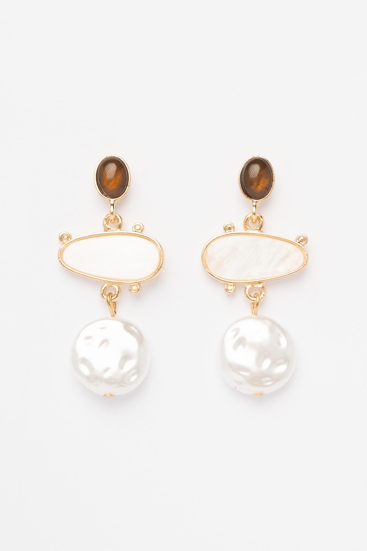 Sedef Ve İnci Tasarım Vintage Stefany Küpe AKE9416