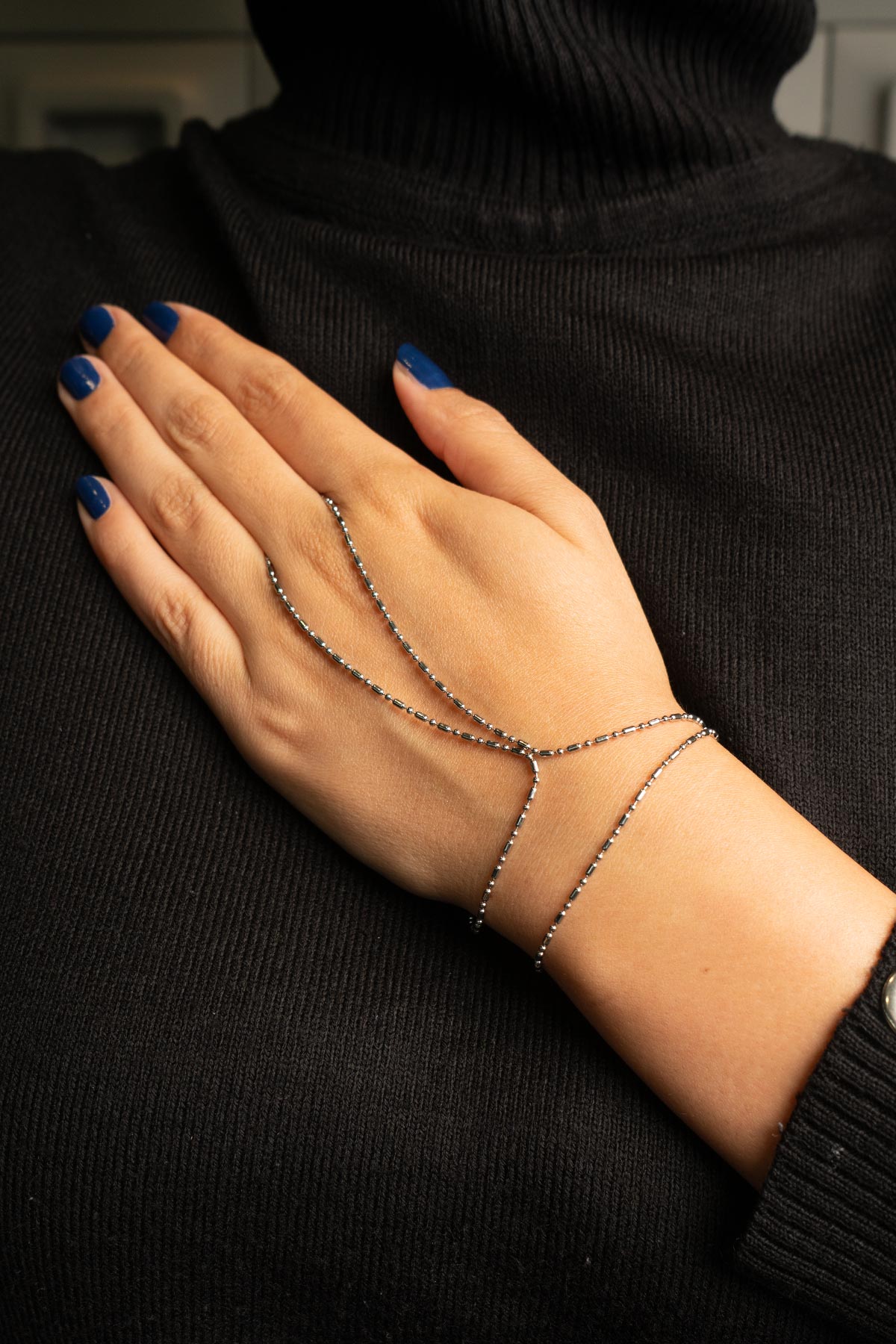 Silver Topçuk Ve Silindir Topçuk Tasarım Şahmeran ASH1179