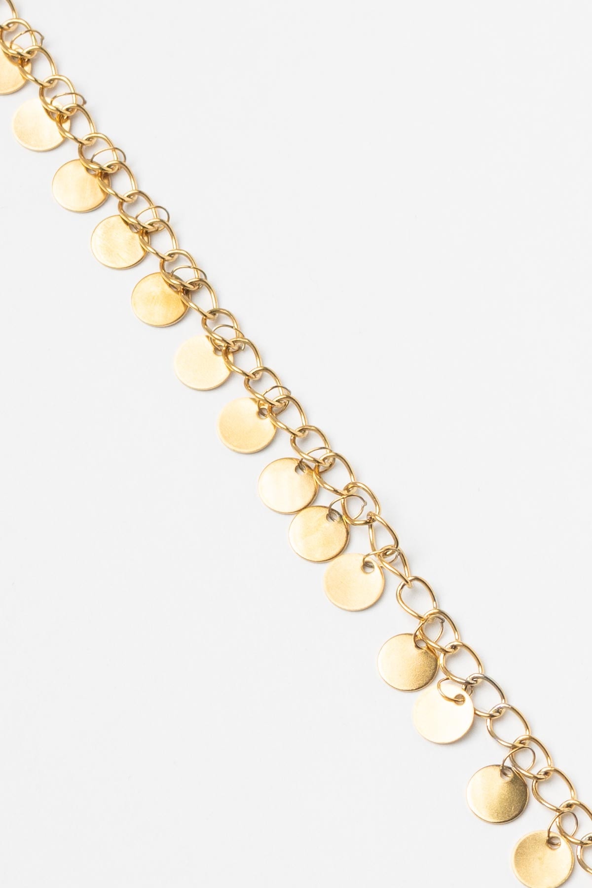 Gold Pul Sallantılı Çelik Bileklik ABL7465
