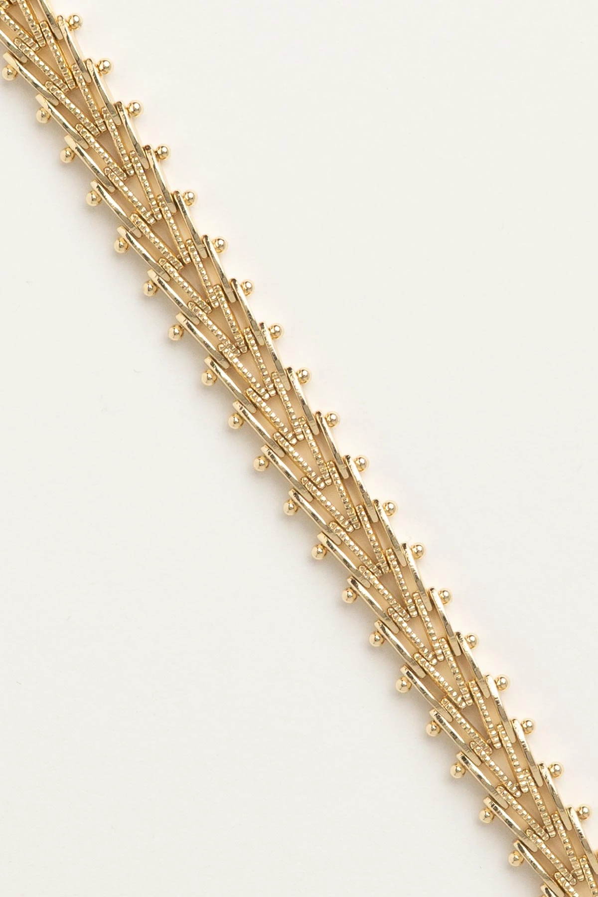 Gold Vintage Wheat Luxury Bileklik ABL7622