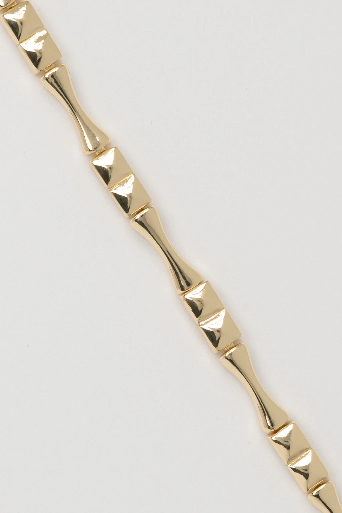 Gold 14K Bambu Dalı Luxury Bileklik ABL7583