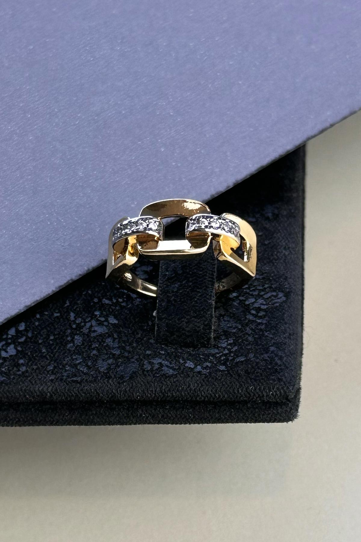 Gold Zirkon Omega Glory Yüzük AYZ8395