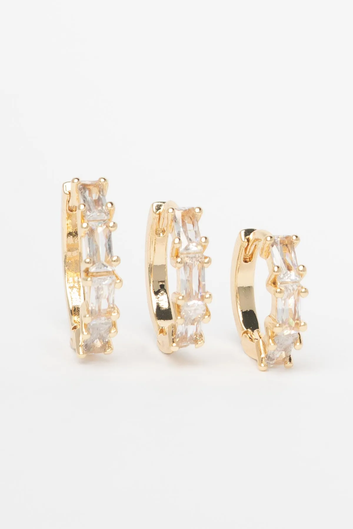 Gold Tamtur Baget Tasarım Çoklu Glory Küpe AKE9631