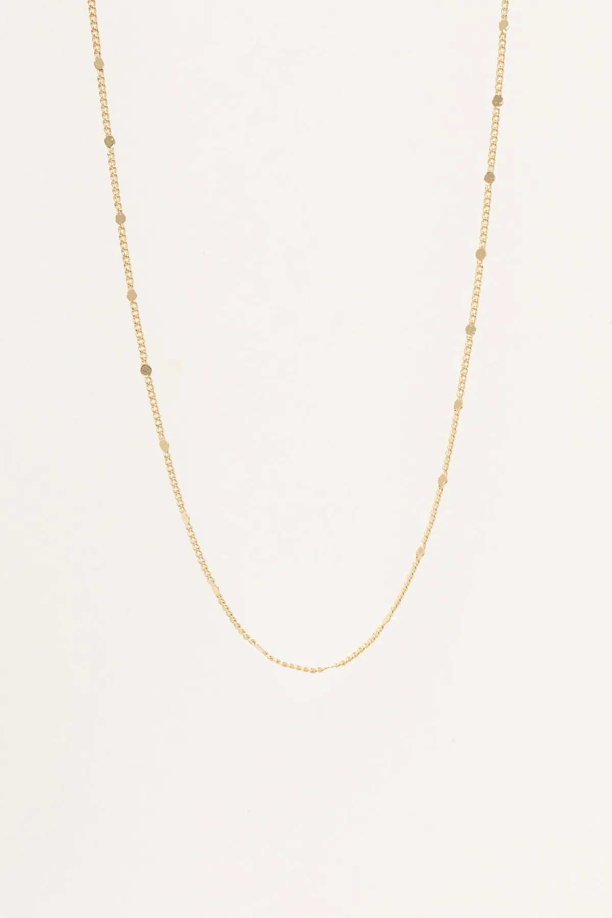 Gold Minimal Zincir Mini Yuvarlak Plakalar Sıralı Luxury Kolye AKL4404