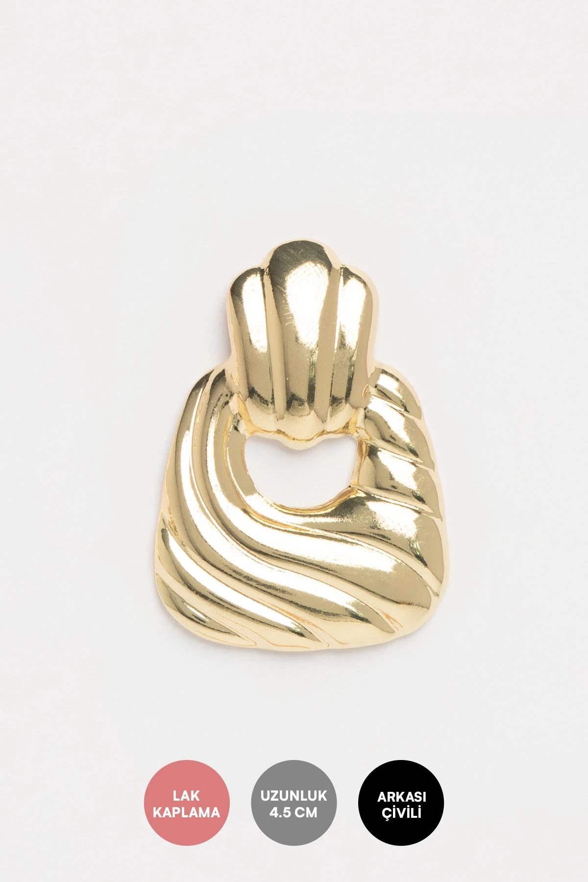 Gold Sarmal Akış Stefany Küpe AKE9676