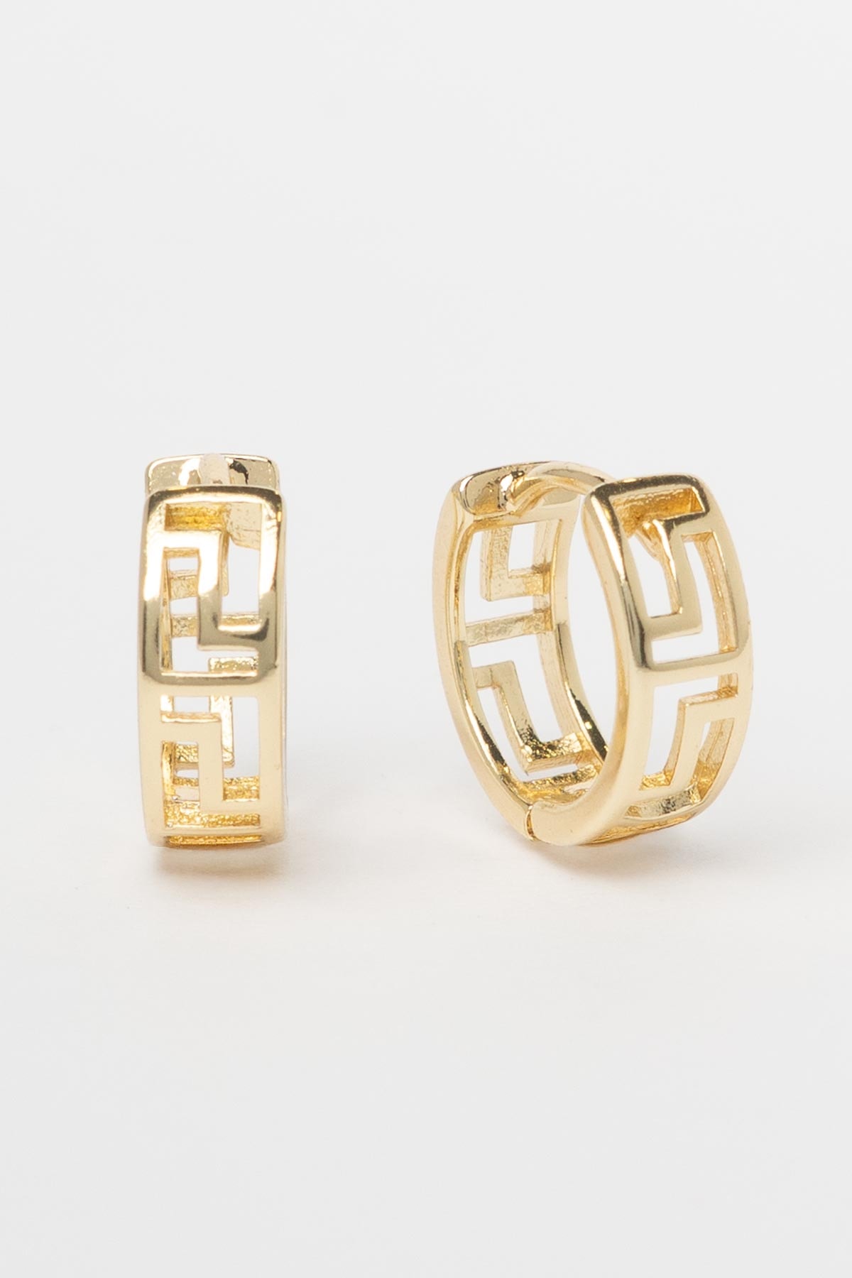 Gold 14K Love Road Tasarım Halka Glory Küpe AKE9300