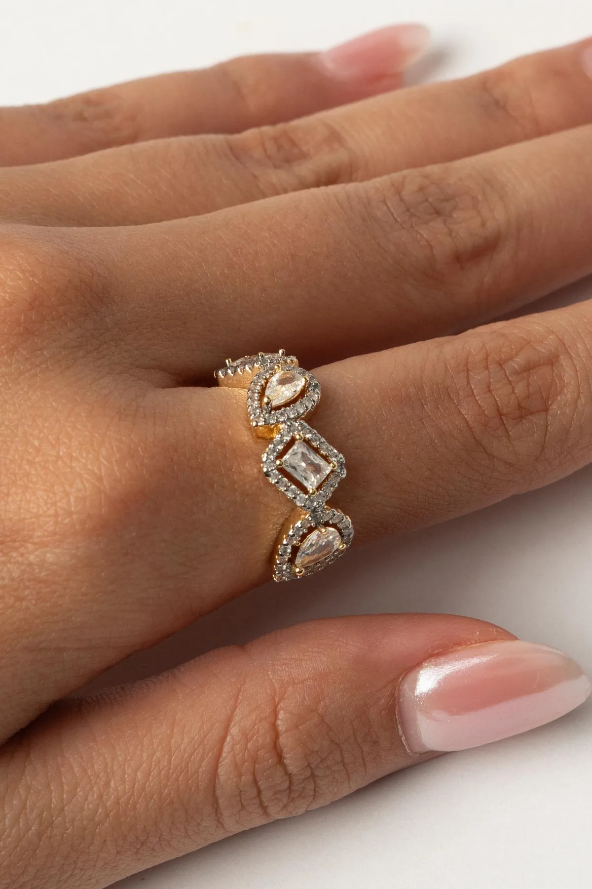 Gold Celestine Glory Yüzük AYZ8448