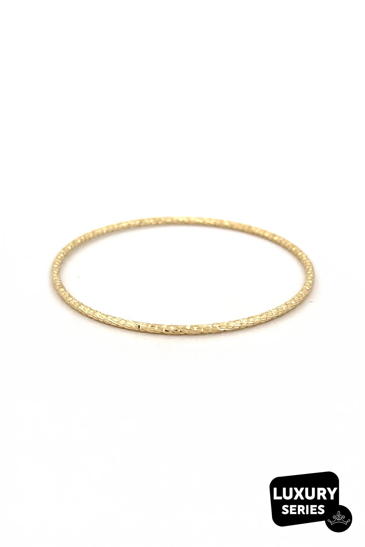 Gold Slim Lazer Kesim Bilezik Tasarım Luxury Kelepçe ABL7108