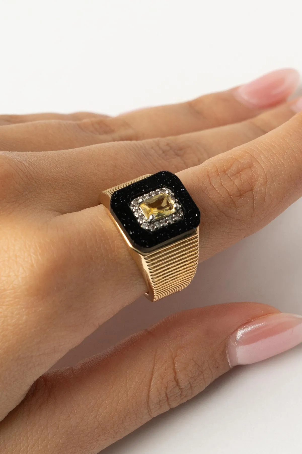 Gold Oreva Glory Yüzük AYZ8462