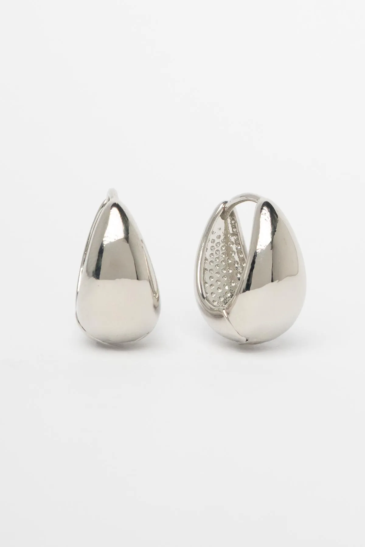 Silver Mini Bombeli Halka Glory Küpe AKE9605