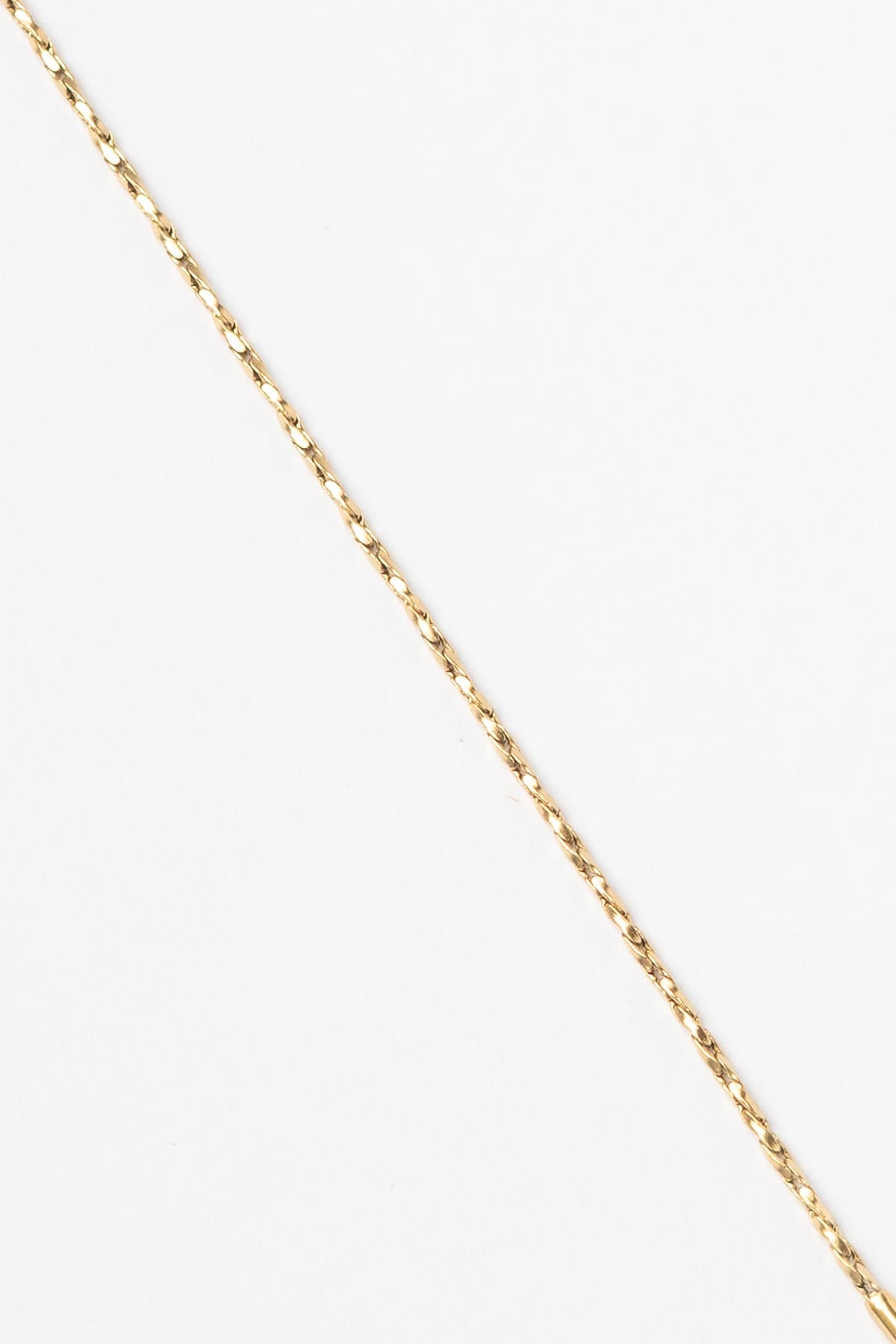 Gold Slim Casual Parlak Tasarım Çelik Bileklik ABL7493
