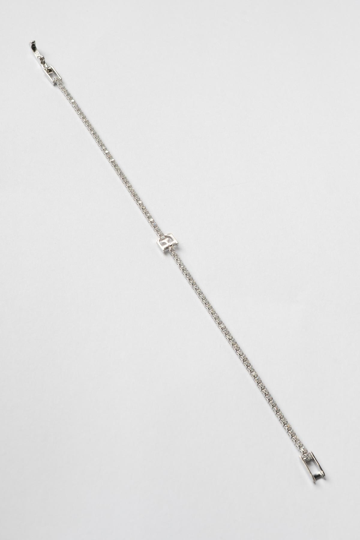 Silver Minimal Suyolu E Hafli Bileklik ABL7432