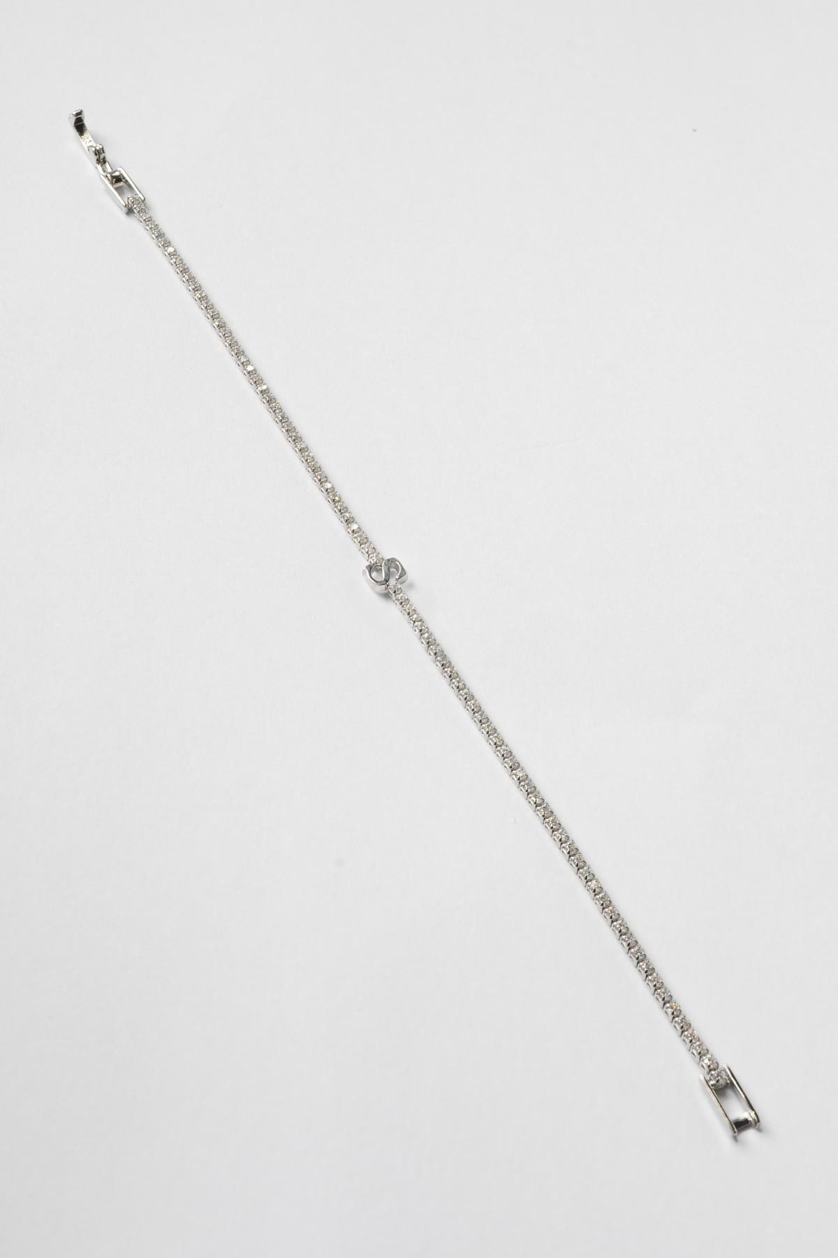 Silver Minimal Suyolu S Hafli Bileklik ABL7439