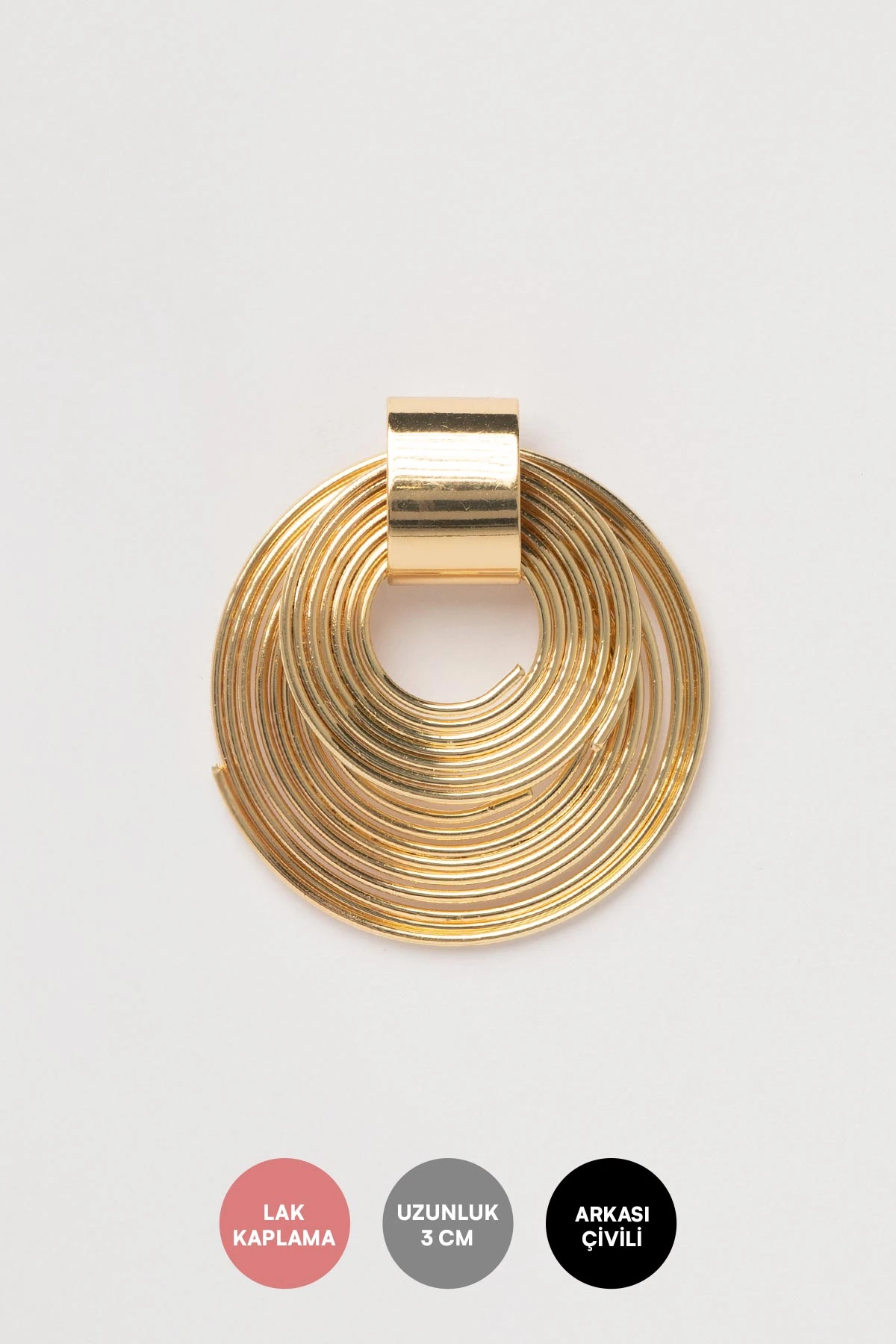 Gold Multi Loop Stefany Küpe AKE9673